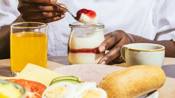Daily continental breakfast for a fee