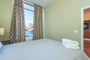 4 bedrooms, iron/ironing board, travel crib, WiFi