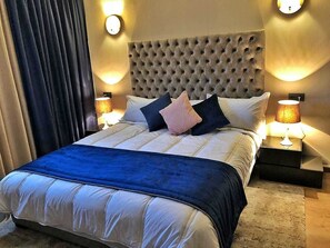 Comfort Apartment, 3 Bedrooms | 3 bedrooms, blackout curtains, iron/ironing board, bed sheets - Résidence Almina (M'diq)