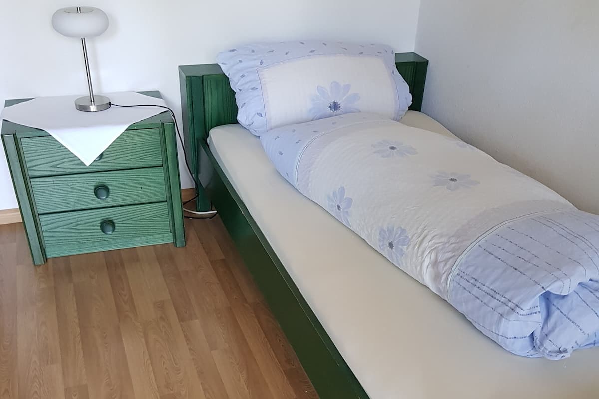 Habitación individual | Espacio para trabajar con laptop, camas extra y wifi gratis 