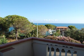 Deluxe Quadruple Room, Multiple Beds, Sea View | View from room - B&B Il Faro (Bonifati)
