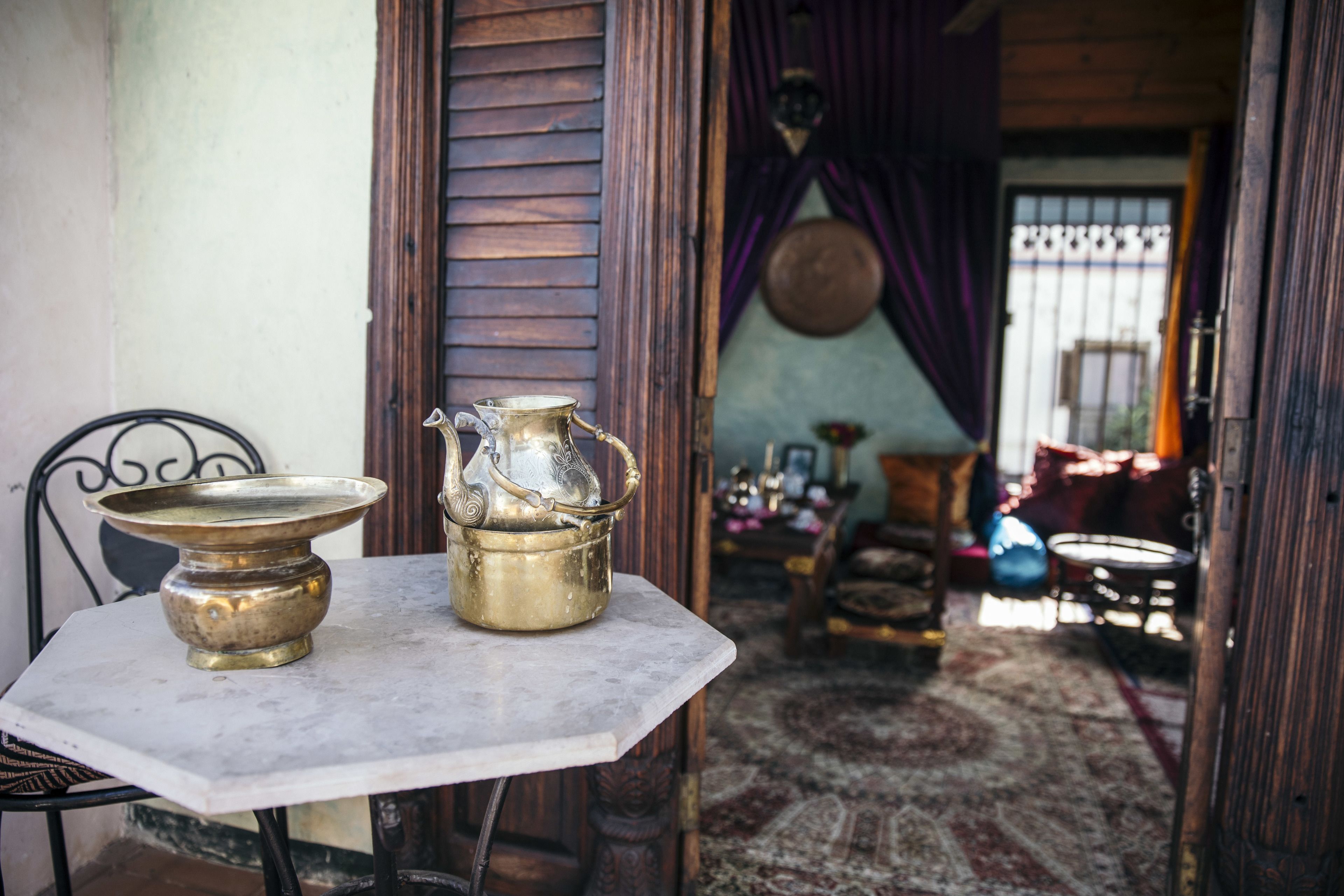 breakfast, lunch, dinner served; middle eastern cuisine