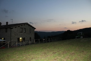 Front of property – evening/night
