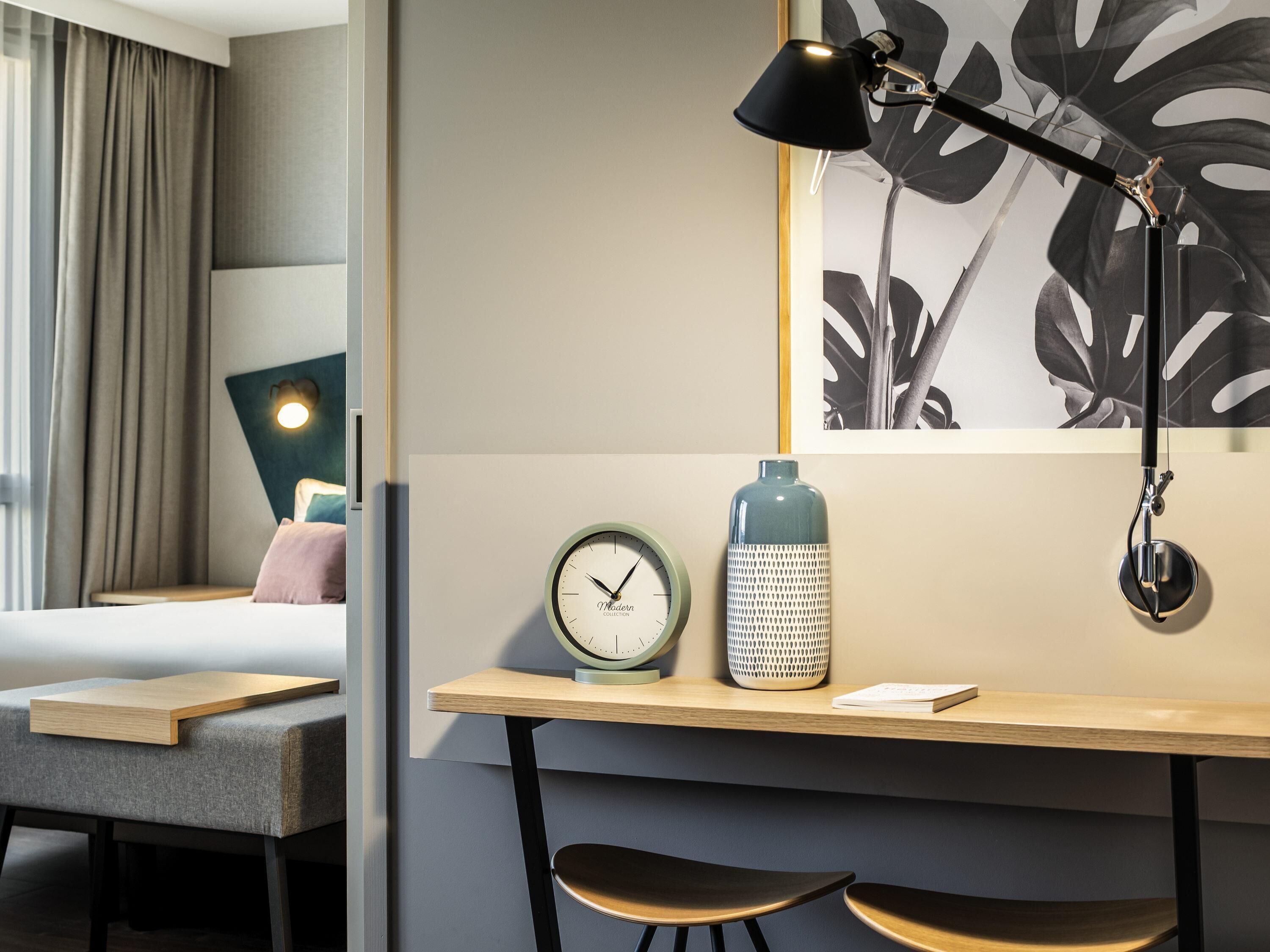 Apartment, 1 Bedroom | In-room safe, desk, blackout drapes, iron/ironing board