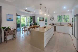 Fridge, microwave, oven, stovetop - La Bella Waters 6 - Hamilton Island. (Hamilton Island)