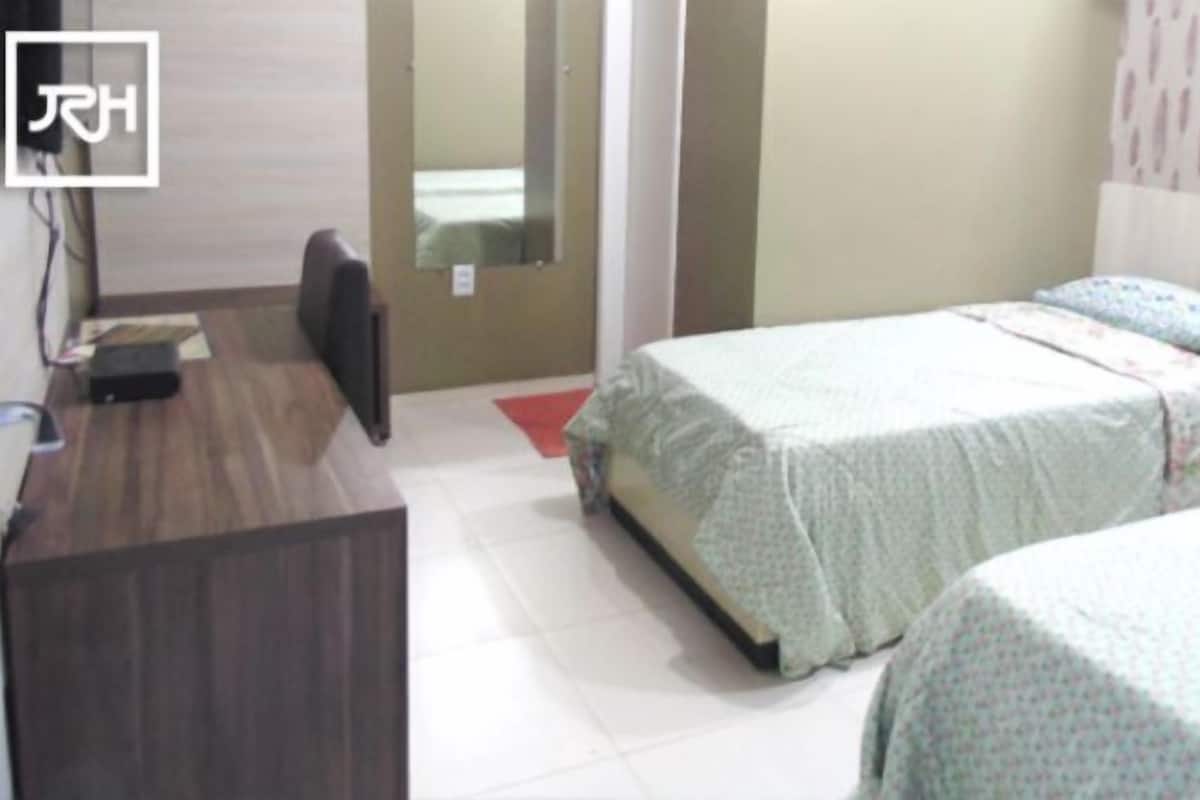 Standard Double Room | Minibar, desk, blackout drapes, free WiFi