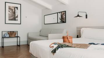 Penthouse, Terrace | Minibar, in-room safe, desk, blackout curtains