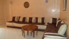 Living area - Duplex Diamond Vert 7 B3N3 (Moulay Abdallah)