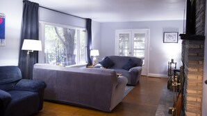 Småhus – premium, 3 soverom, utsikt mot innsjø | Oppholdsområde