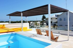 Alberca en la azotea 