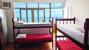 Asrama Umum Superior, asrama campuran, pemandangan laut (Vidigal) | Setrika/meja setrika, Wi-Fi gratis, dan seprai linen