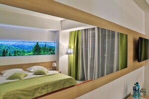 1 habitación y ropa de cama de alta calidad