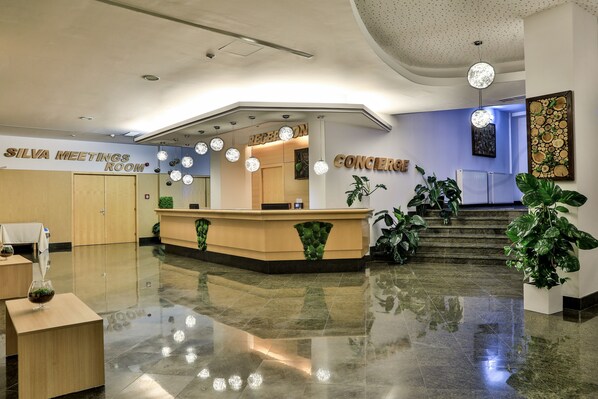 Sala de estar en el lobby