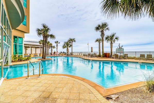Indoor pool, a heated pool