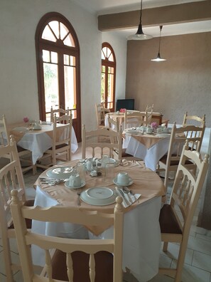 Kontinental frokost er inkludert hver dag