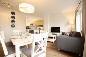 Interior - modern and large child-friendly duplex in prime location with lighthouse views (Wangerooge)