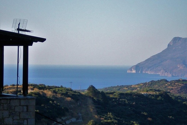 Blick von der Unterkunft