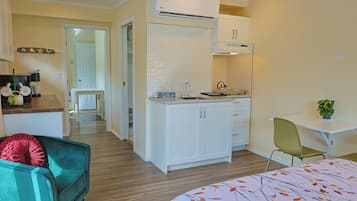 Blackout drapes, iron/ironing board, rollaway beds, free WiFi