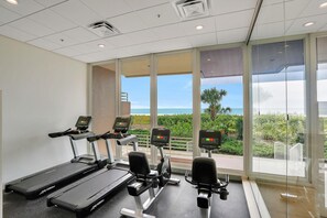 Condo, 1 King Bed (Gated beachfront condo with nice view) | Fitness facility - Gated Beachfront Condo With Nice Views, Pools and gym (Marco Island)