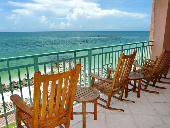 Condo, Multiple Beds (Beauty meets splendor in this beachfr) | Balcony view
