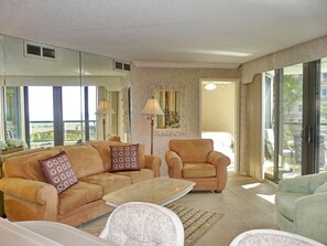 Condo, Multiple Beds (Sandcastle I-103) | Living room