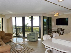 Condo, Multiple Beds (Sandcastle I-103) | Living room | TV