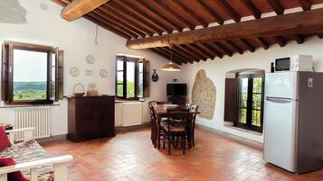 Apartment, 2 Bedrooms | Living area | TV