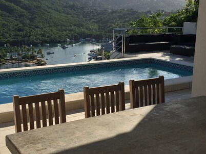 Famous Marigot Bay Ridge - Safe - Architect 2 bed - Amazing Caribbean views