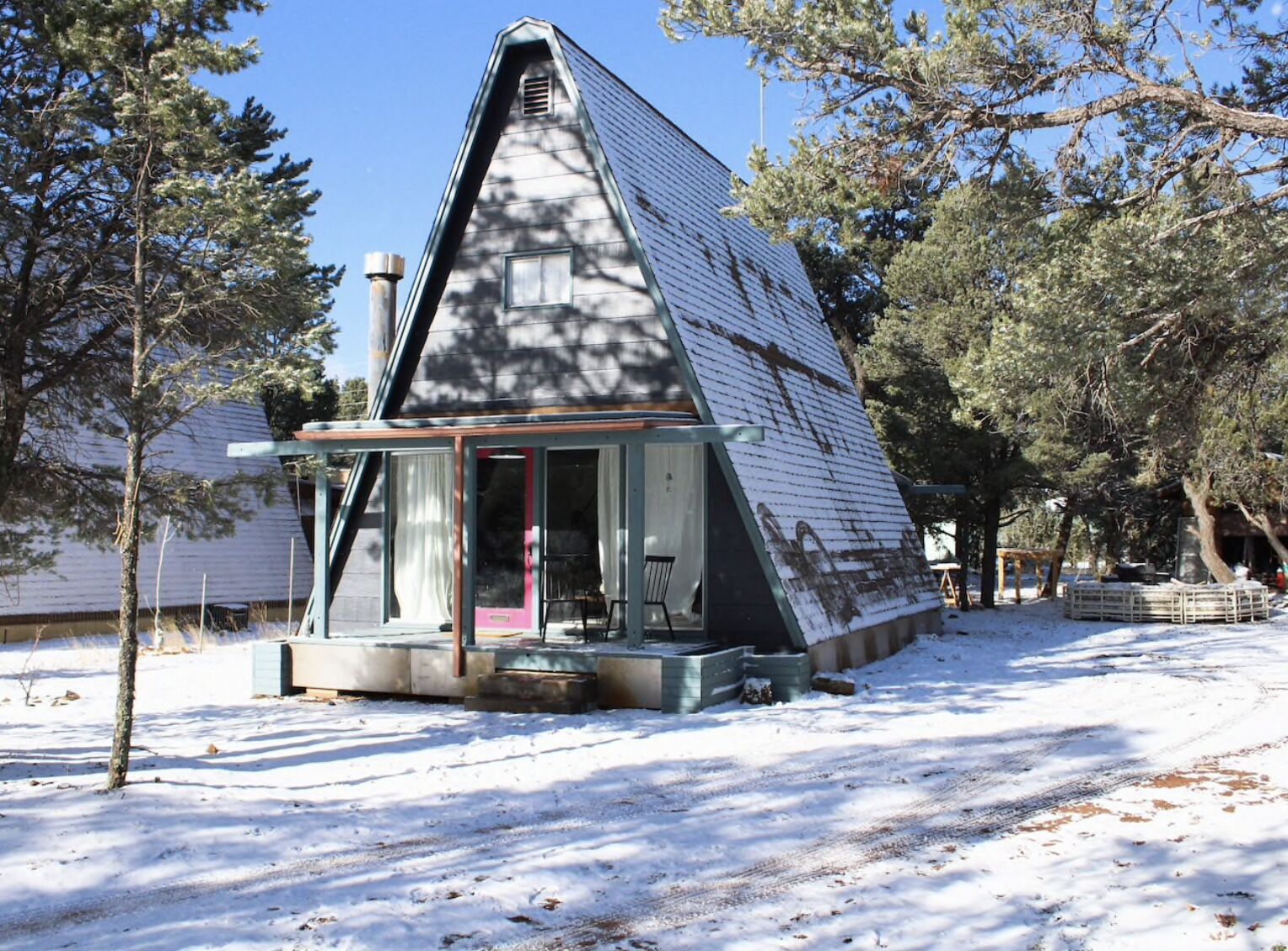 Retro-Modern A-Frame Mountain Getaway Sleeps 6