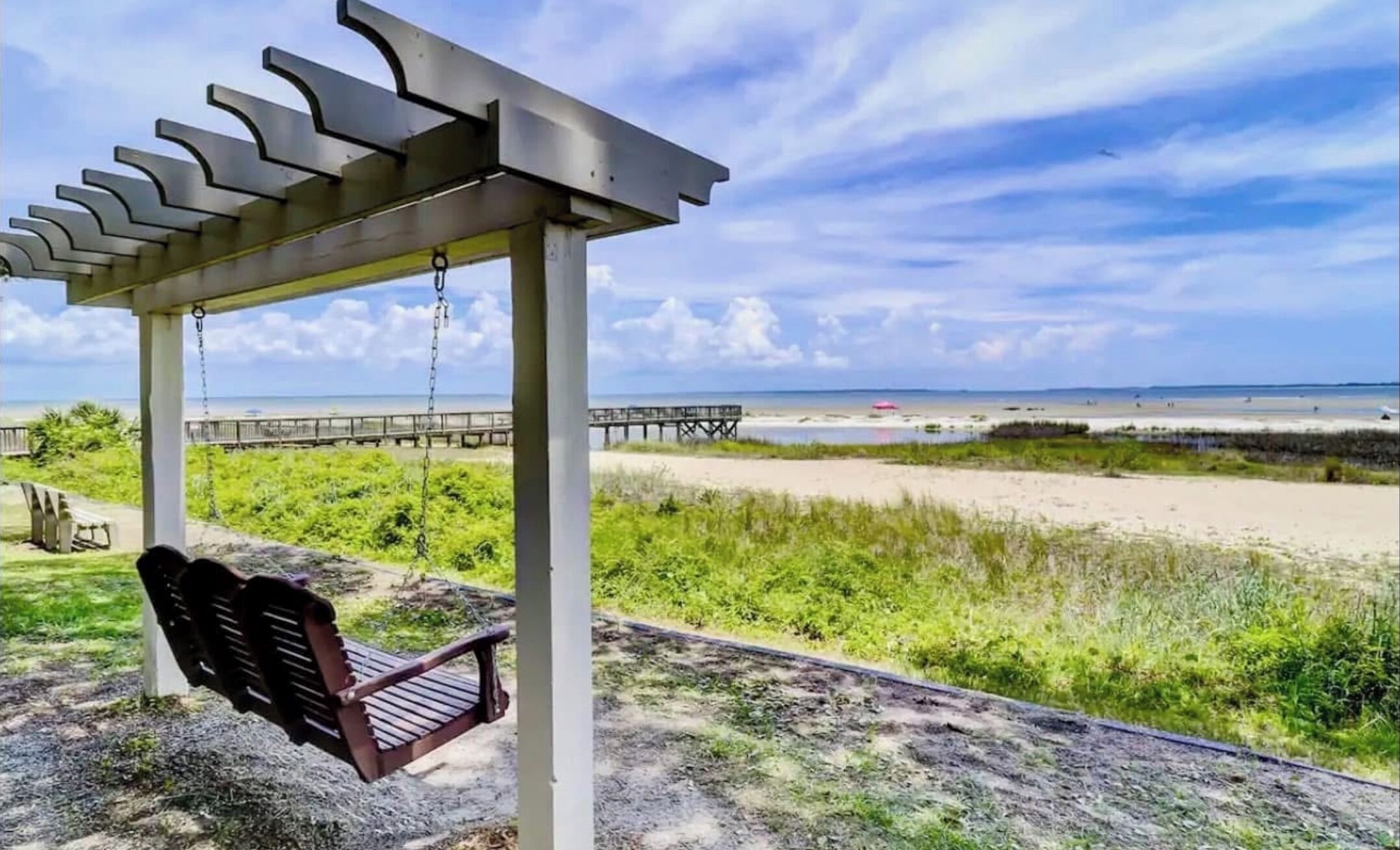 Plage, chaises longues
