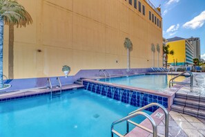 Una piscina climatizada