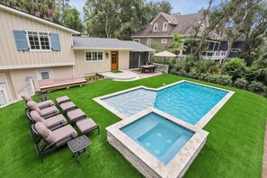 Una piscina climatizada