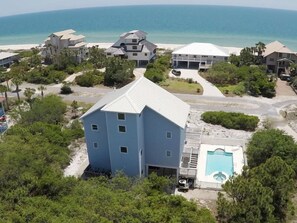 Exterior - This splendid home boasts 4 delightful master suites and a total top level zone for the kids. (St. George Island)