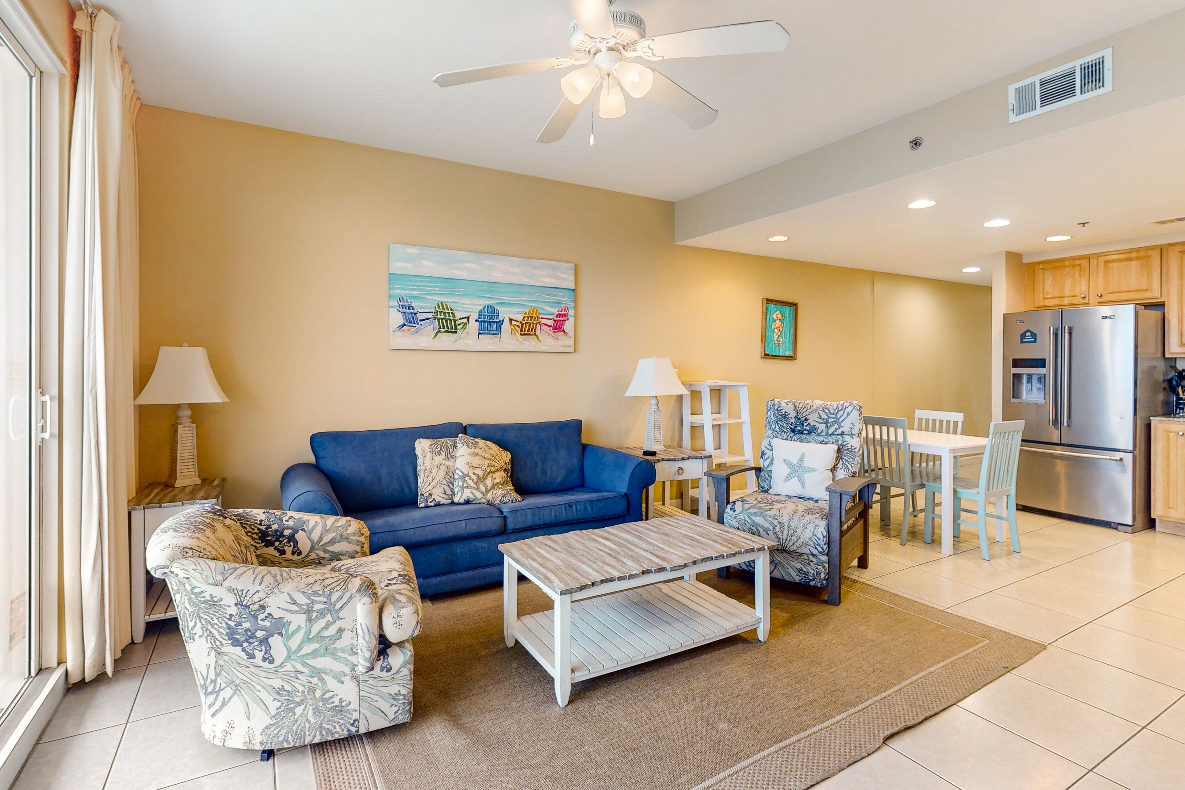 Beachfront resort condo with great pools, hot tub, lazy river & Gulf view