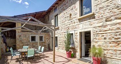 Stone cottage with shared pool
