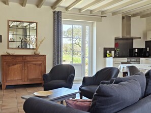 Télévision, cheminée