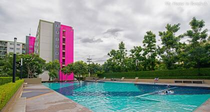 Family Apartment "My Home In Bangkok" C3/223 swimming pool, gym, courts, etc