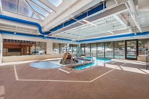 Indoor pool, outdoor pool