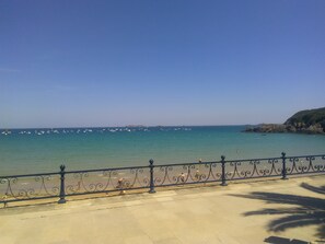 Na praia 