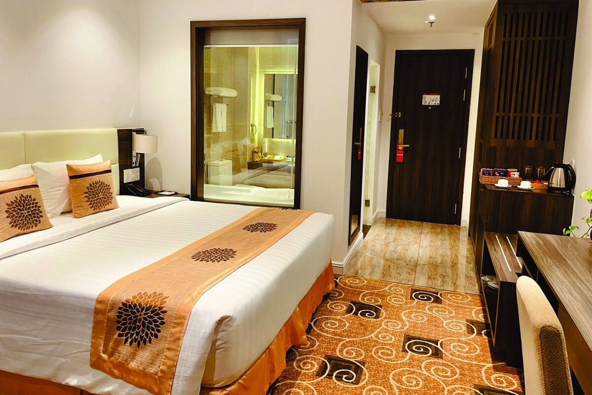 高級雙人房, 城市景觀 | 迷你吧、客房內保險箱、隔音、折疊床/加床