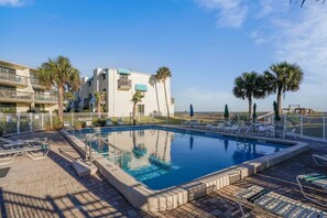 Pool - EMBRACE NATURAL BEAUTY with elegant refinement. Exquisite decor emulates a tropical paradise. (St. George Island)