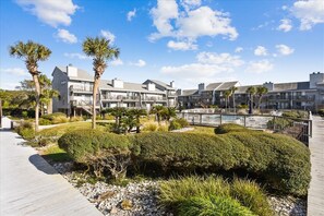 Exterior - ENJOY GULF VIEWS from all three decks of this two bedroom townhome. (St. George Island)