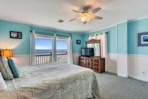 4 bedrooms, iron/ironing board, WiFi, bed sheets - LET YOUR CARES DRIFT AWAY as you watch the dolphins play from the newly expanded beachfront deck. (St. George Island)