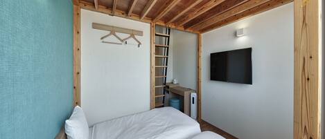 Quadruple Room with Loft | Hypo-allergenic bedding, in-room safe, blackout curtains, WiFi