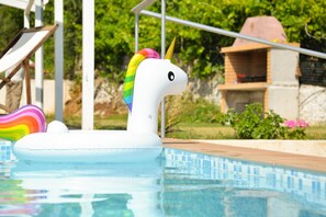 Outdoor pool - Sarakiniko cottage with private pool (Lefkes)