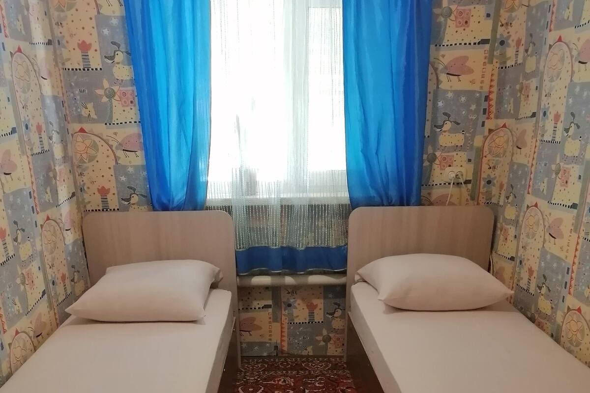 Economy-Zweibettzimmer | 1 Schlafzimmer, hochwertige Bettwaren, Select-Comfort-Betten