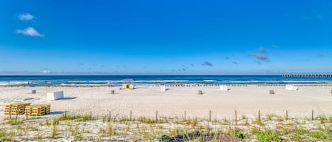 Aan het strand