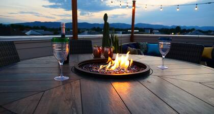 Uusi! Rooftop Oasis, josta on poreallas ja Mtn-näkymät vanhaankaupunkiin Fort Collinsiin!