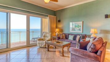 TV, fireplace, DVD player, video library