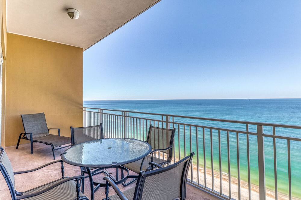 Waterfront condo with private balcony and oceanfront views